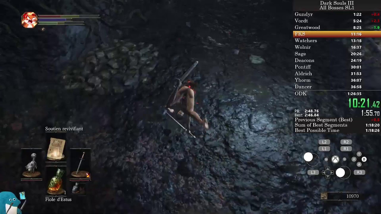 SL1 All Bosses speedrun for sub 1h25 [FR/EN]