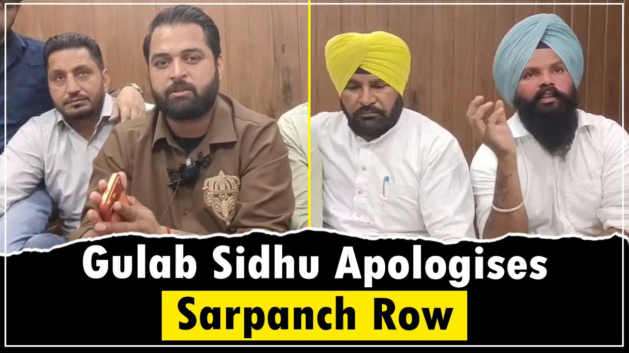 Singer Gulab Sidhu Apologises After Song Sparks Controversy Over Sarpanch Remarks