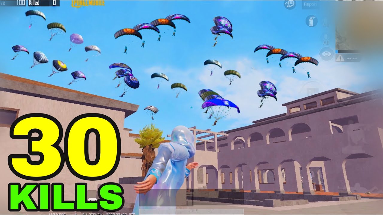 NEW BEST LANDING in MIRAMAR!! | 30 KILLS vs SQUADS | PUBG MOBILE