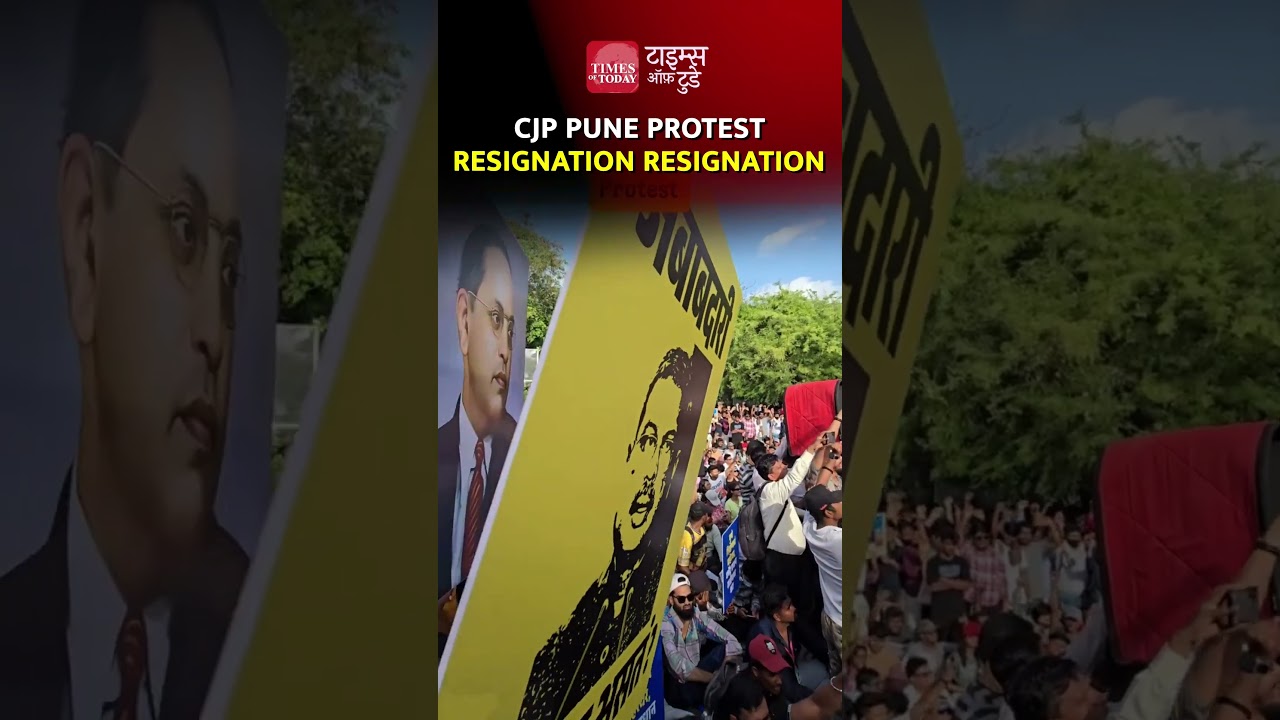 CJP Protest Pune: Resignation resignation