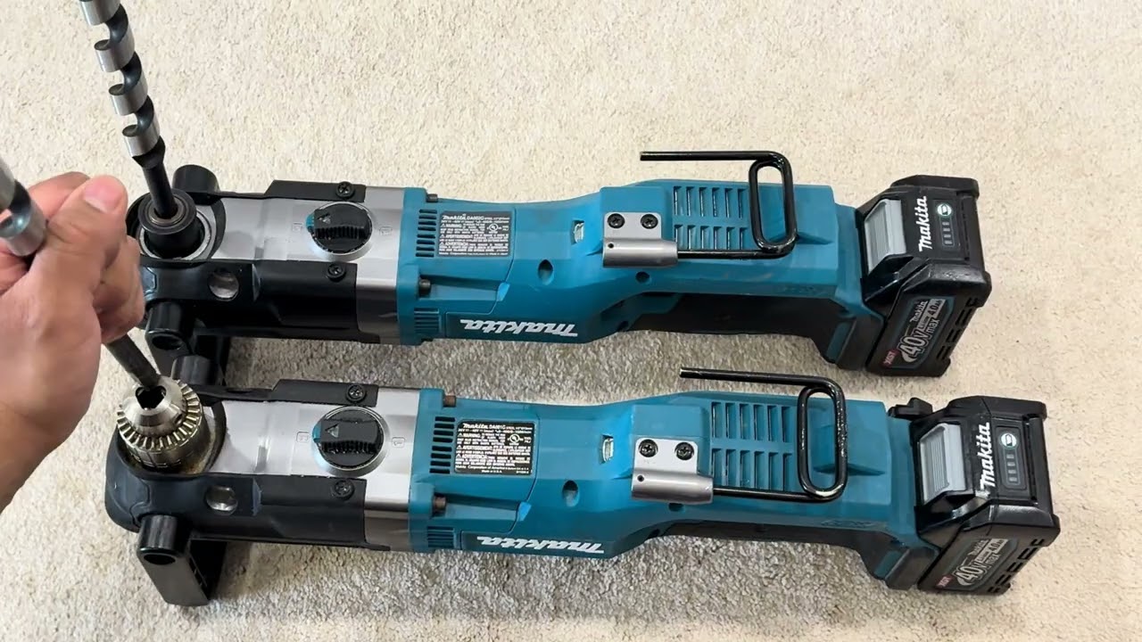 Проблема с угловой дрелью Makita 40v XGT с шестигранным хвостовиком 7/16 и быстроразъемным соедин...