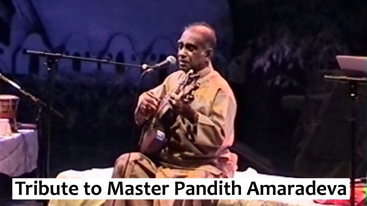 Tribute to Dr. W D Amaradeva 1927—2016