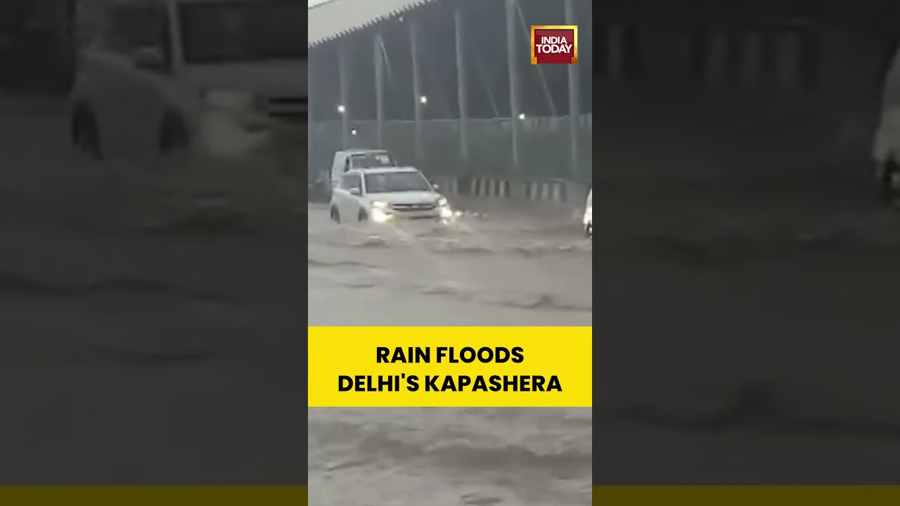 Heavy Rain Floods Delhi's Kapashera | Monsoon News | Delhi | Rain