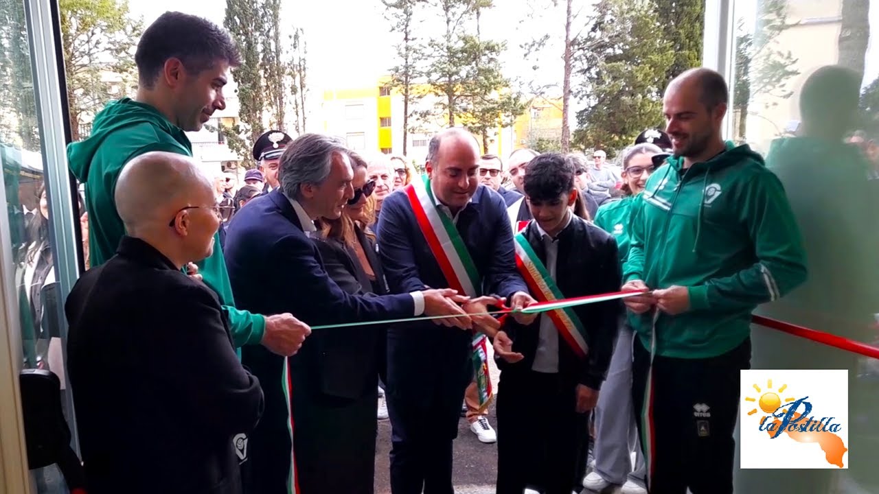 Inaugurazione del Palazzetto dello Sport 