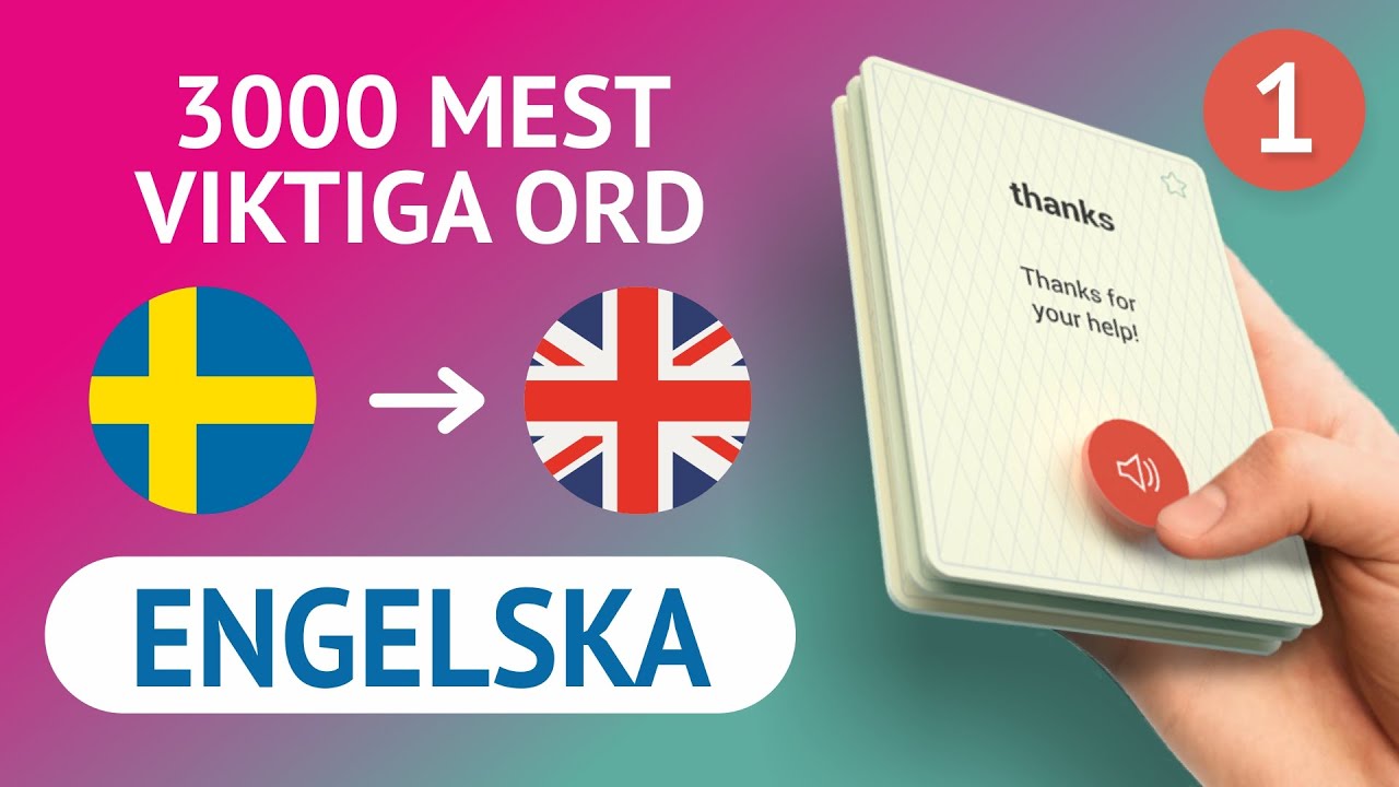 3000 viktigaste engelska ord. Del 1