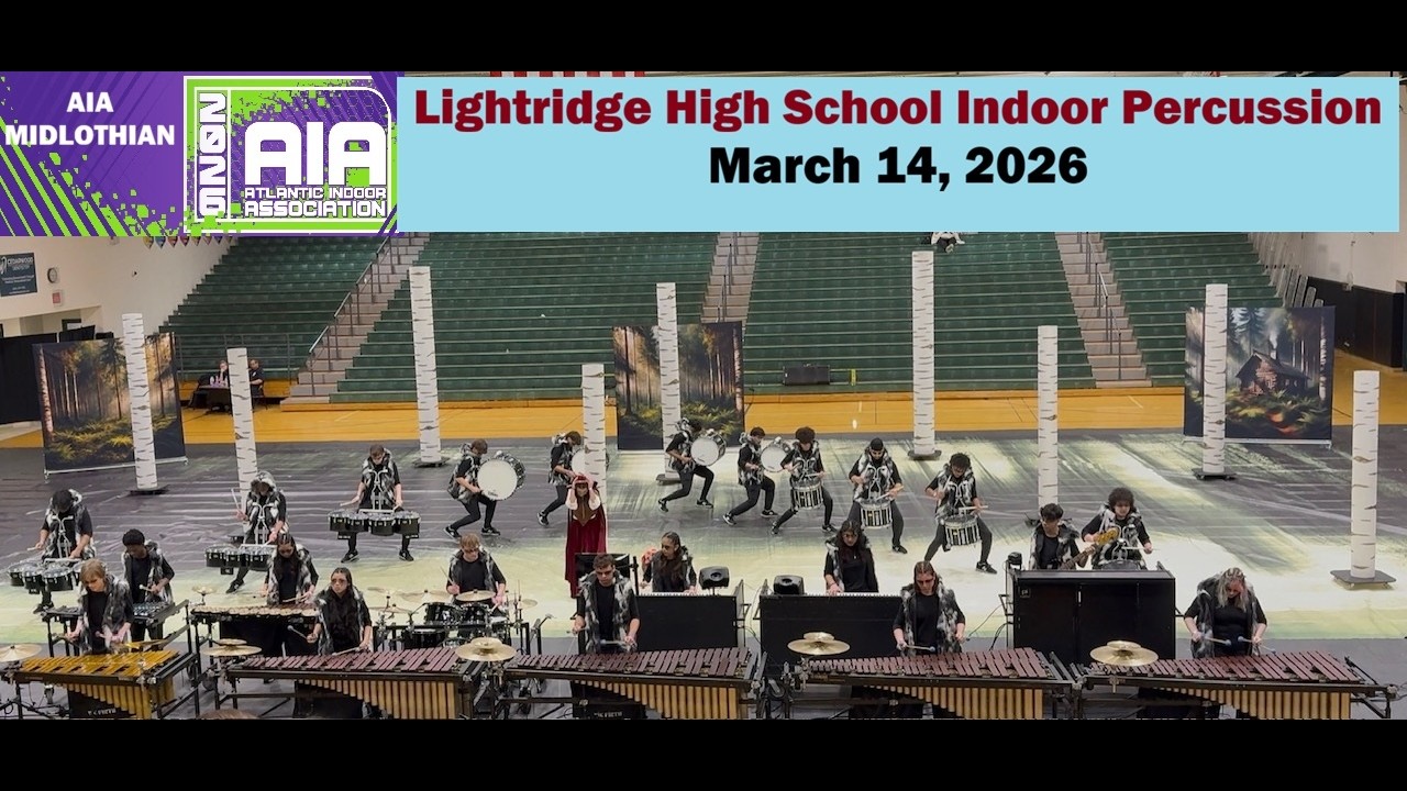 Lightridge High School Indoor Percussion at AIA Competition on March 14, 2026