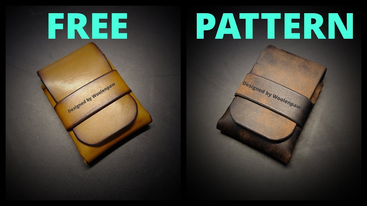 FREE Leather pattern - pocket wallet NS11 designed by Woolenpaw