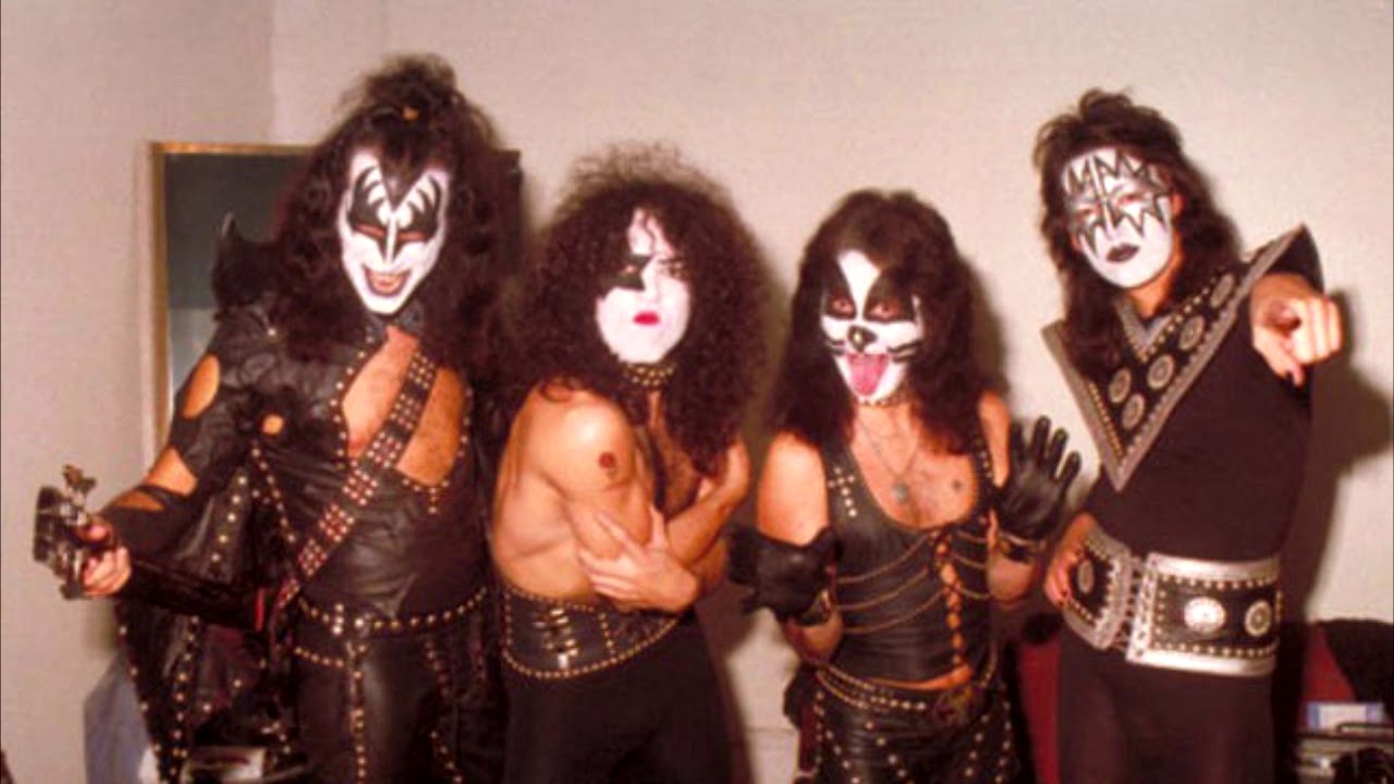 Kiss - I was made for lovin you - Guitar backing track - With vocals
