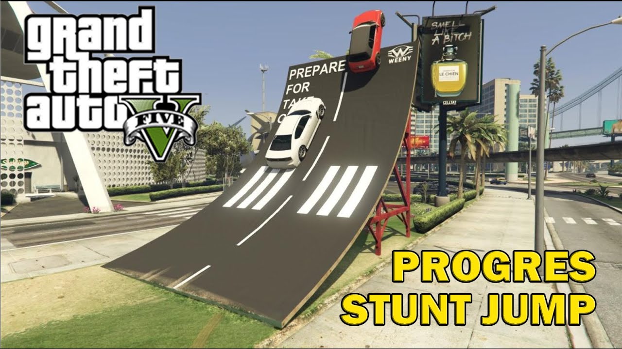 PROGRES 100% TAMAT STUNT JUMP !!! l Grand Theft Auto V