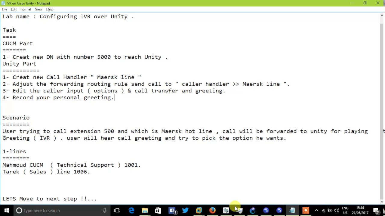 IVR on Cisco Unity