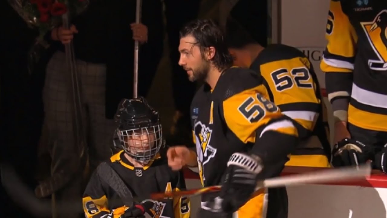 Alex Letang Announces Starting Lineup Prior To Kris Letang's 1000th Game