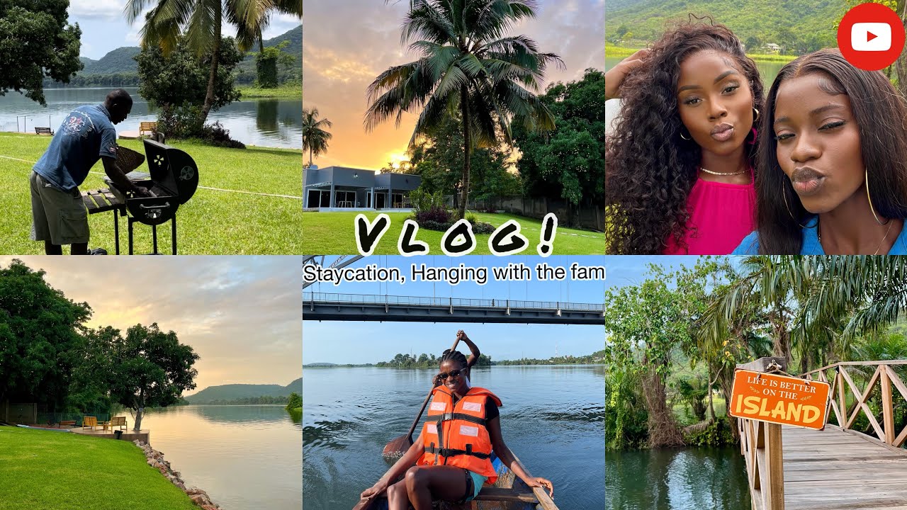 Staycation Vlog || Hidden Haven Cabins Akosombo