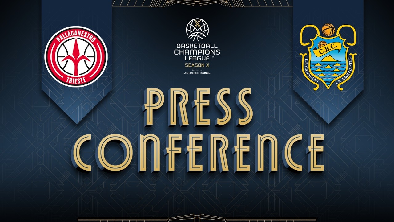 Pallacanestro Trieste v La Laguna Tenerife - Press Conference | #BasketballCL 2025-26