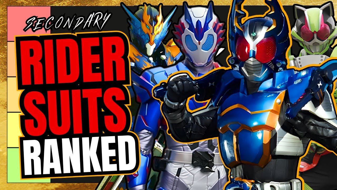 Every Secondary KAMEN RIDER Suit Design RANKED  -  The ULTIMATE Tier List!!!