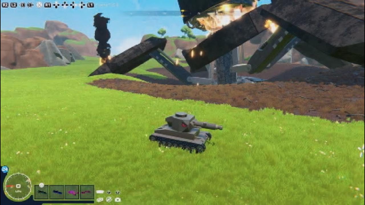 Replica Tanks vs Botnaks (Trailmakers)