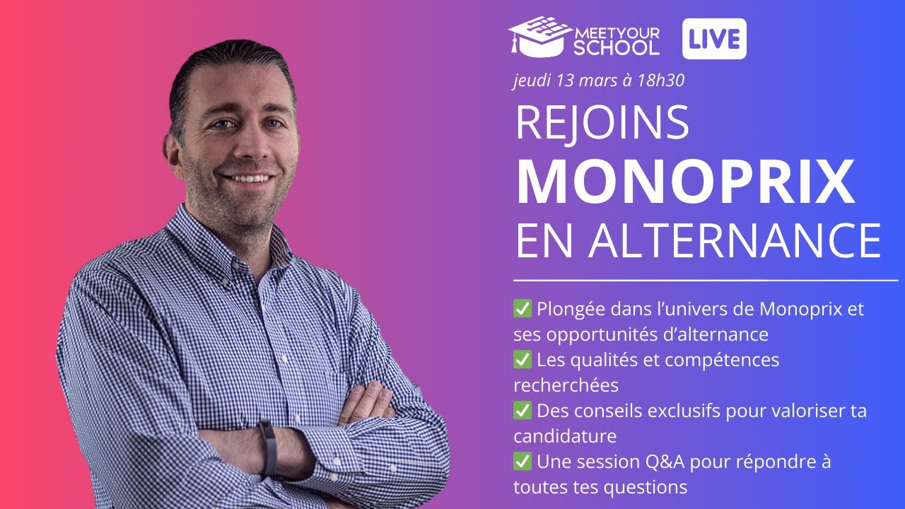 Alternance : Monoprix