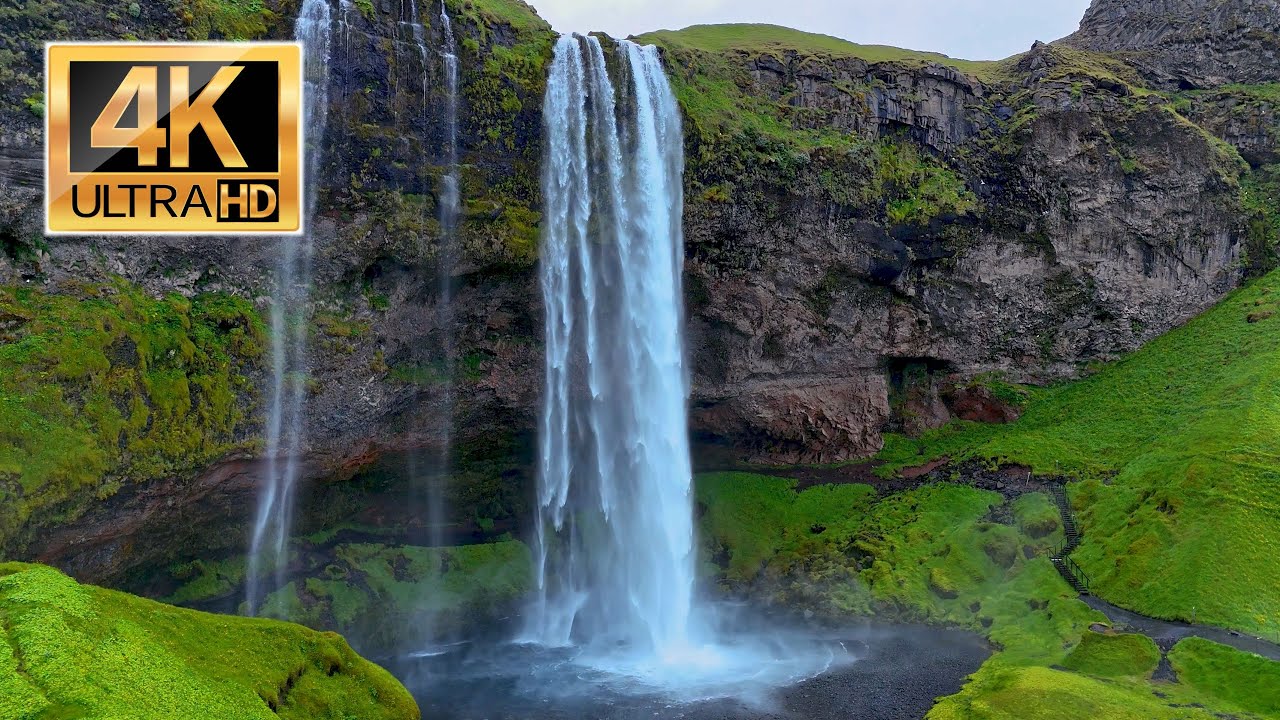🌊 10 Hours Relaxing Waterfall White Noise for Deep Night Sleep