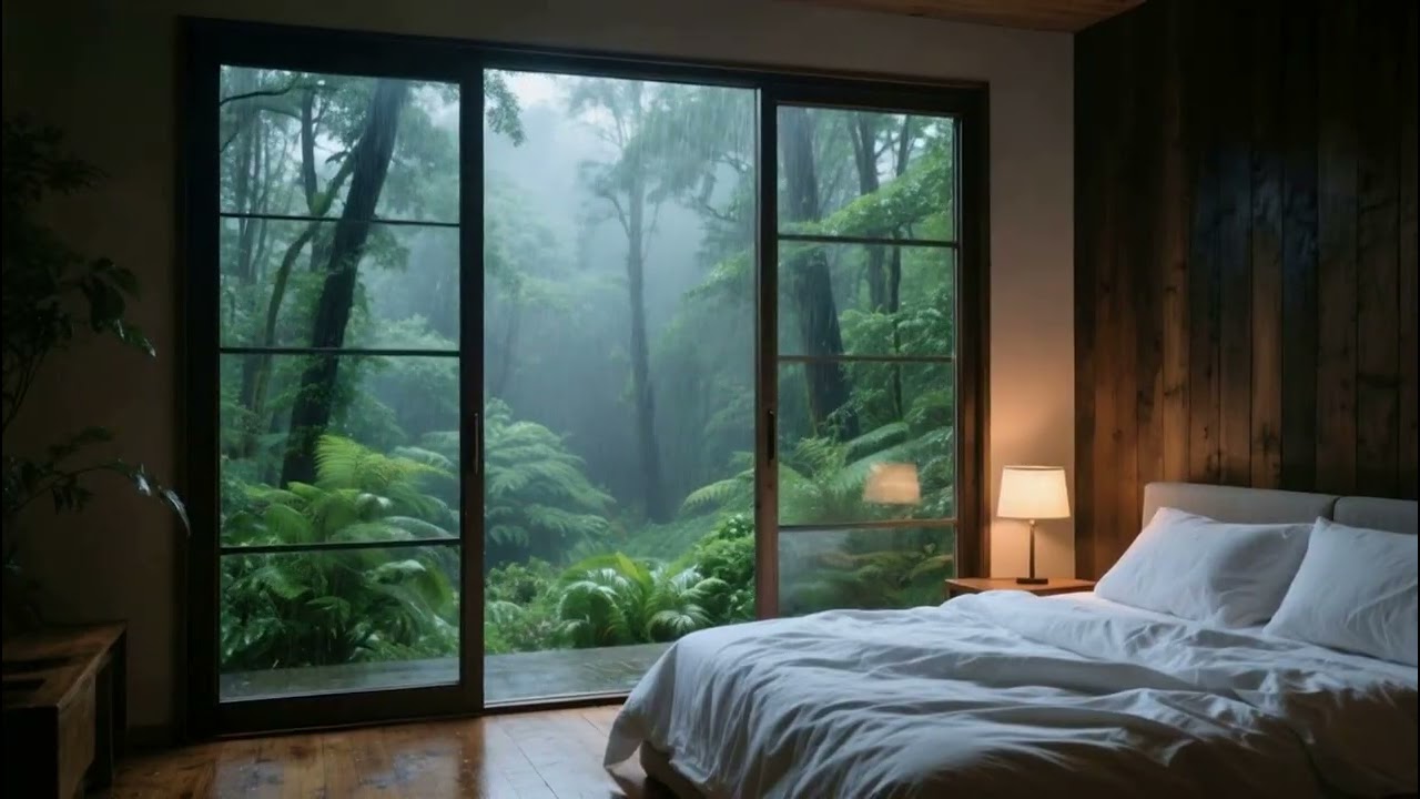 Soothing Piano & Soft Rain Sounds to Calm the Mind, Relax the Body & Sleep Deeply
