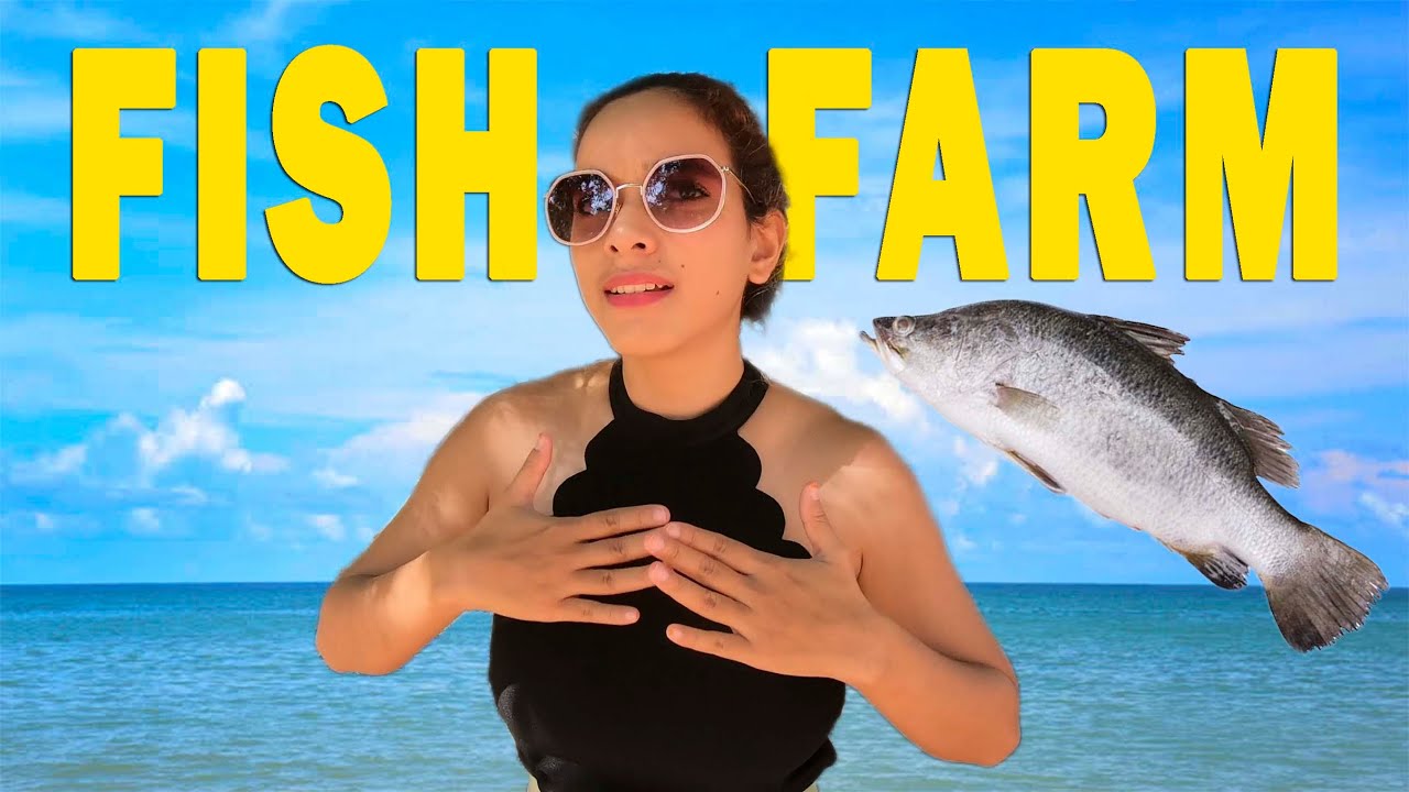 Filipino Indian Couple Went to a Fish Farm