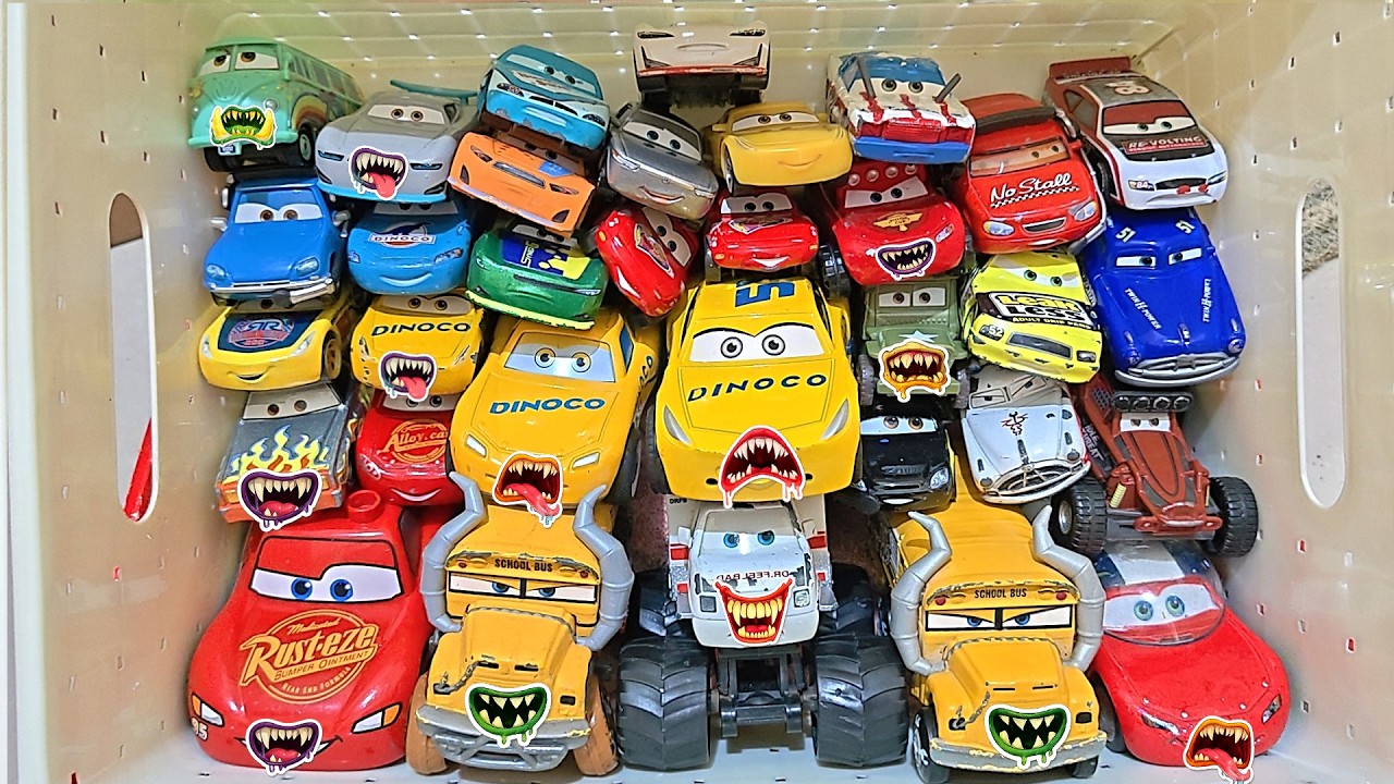 Disney Pixar Cars Unboxing Review | Lightning McQueen, Tow Mater, Chick Hicks, Sally Carrera, Cruz