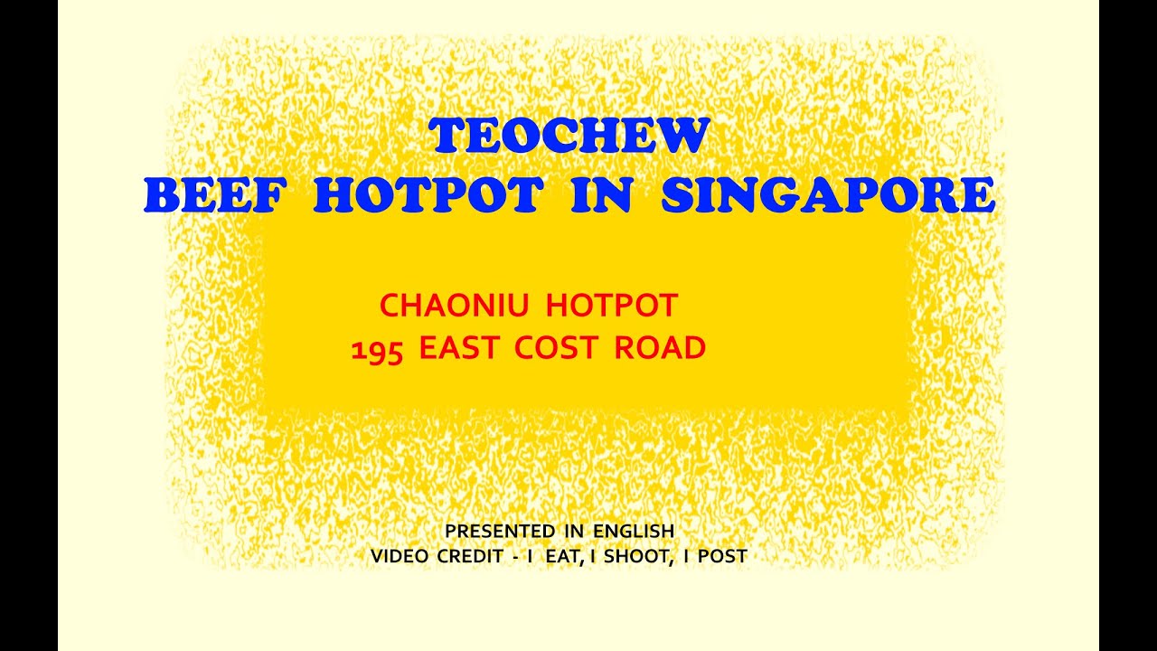 Teochew Beef Hotpot in Singapore