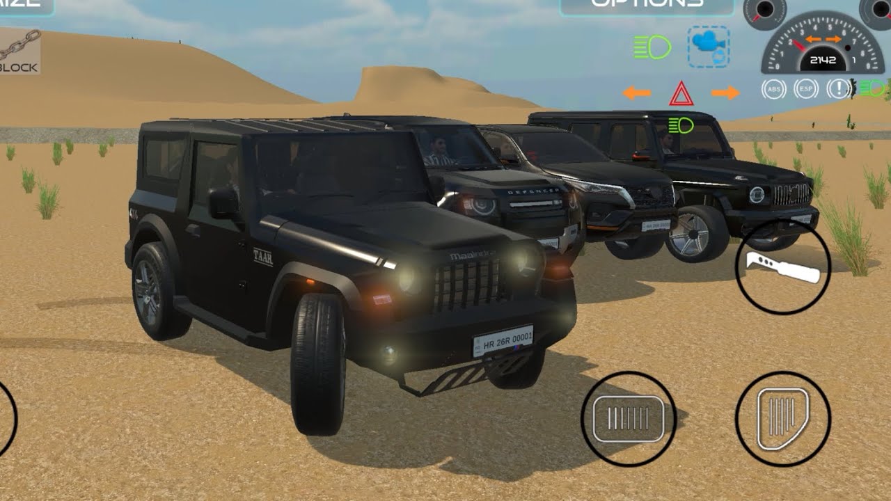 Car stand for defender 💪 G wagon 😱 new ￼Tharfull stand game |#indiantractor3d #new #games #kidsgames