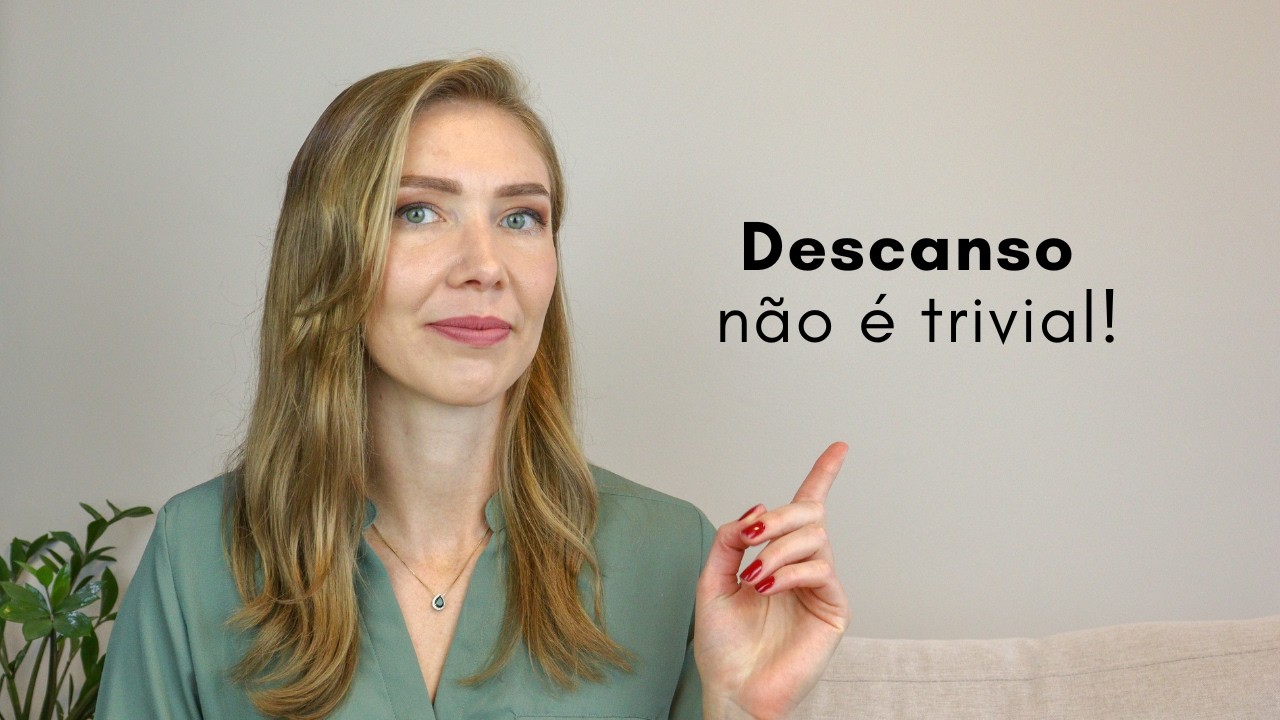 Descansar parece errado para você?