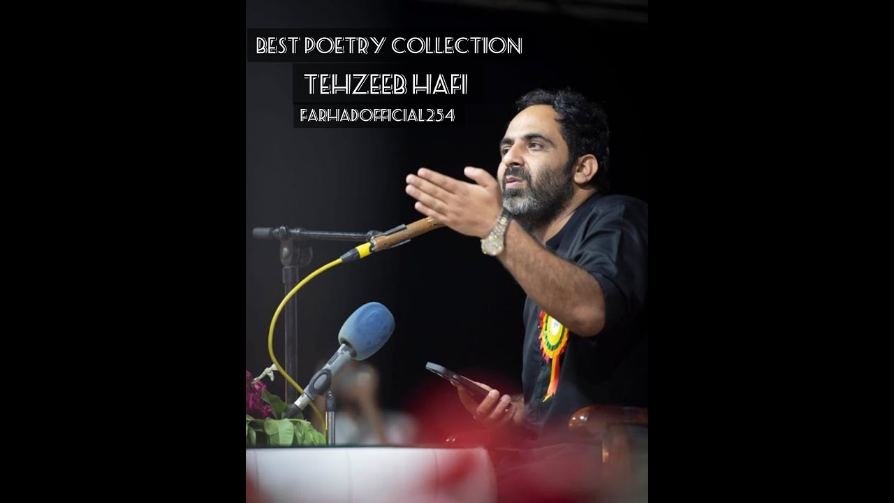 Best poetry collection of Tehzeeb Hafi
