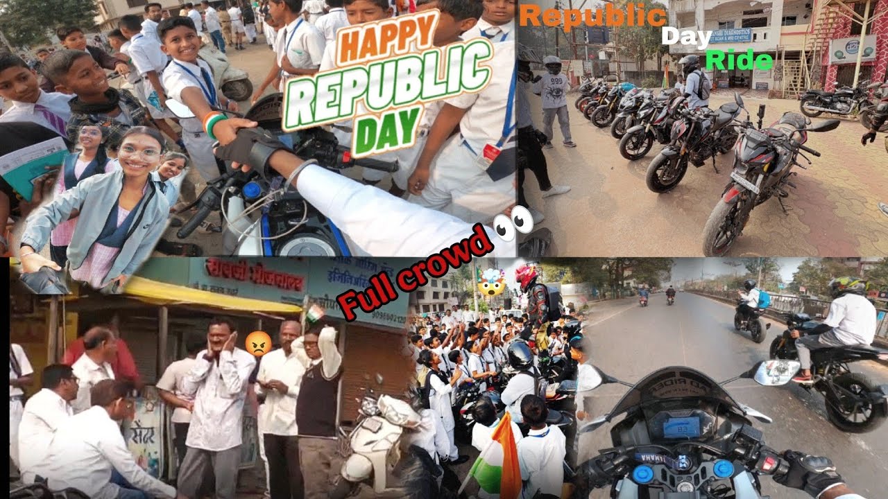 Republic Dayo 🇮🇳🧡Special VLOG || Full crowd🤯|| public Reaction 👀 #adrider #new #volgs 