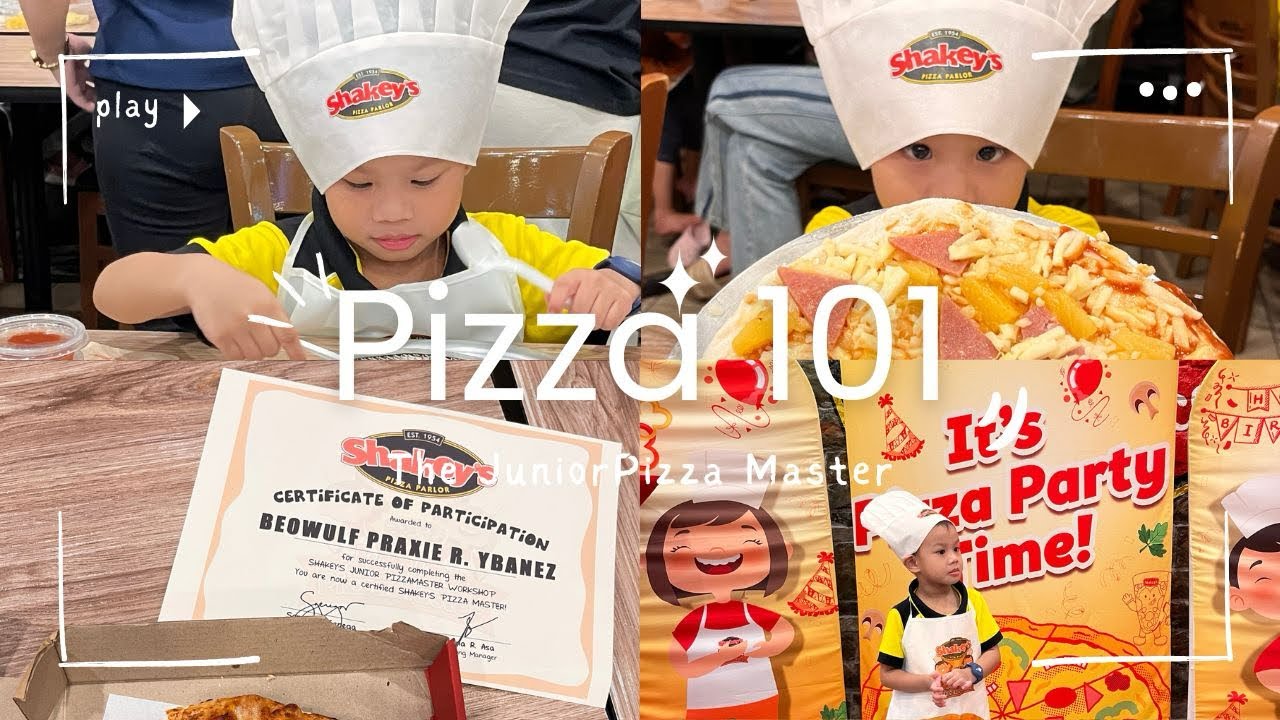 FUTURE CHEF IN THE MAKING | JUNIOR PIZZA MASTER AT SHAKEYS 🍕