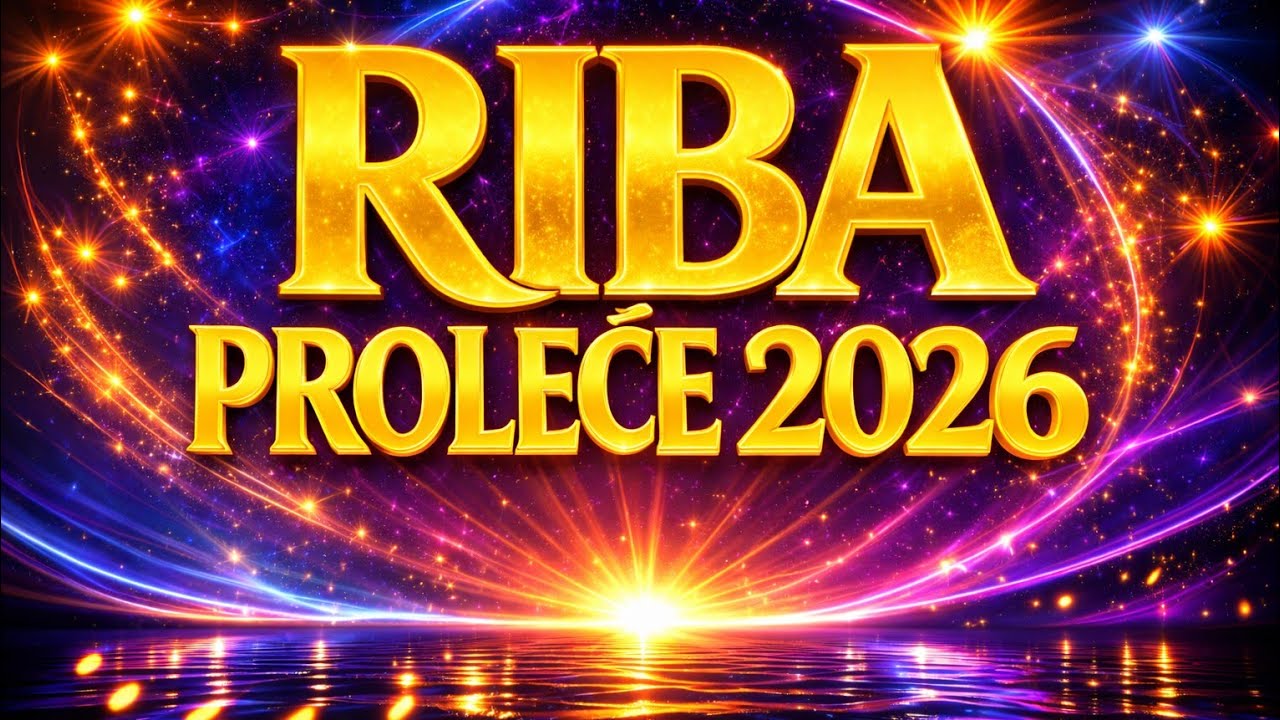 RIBA 🐠  PROLEĆE 2026 🐠💐 Blagoslovi univerzuma!! 💞✨️🍀