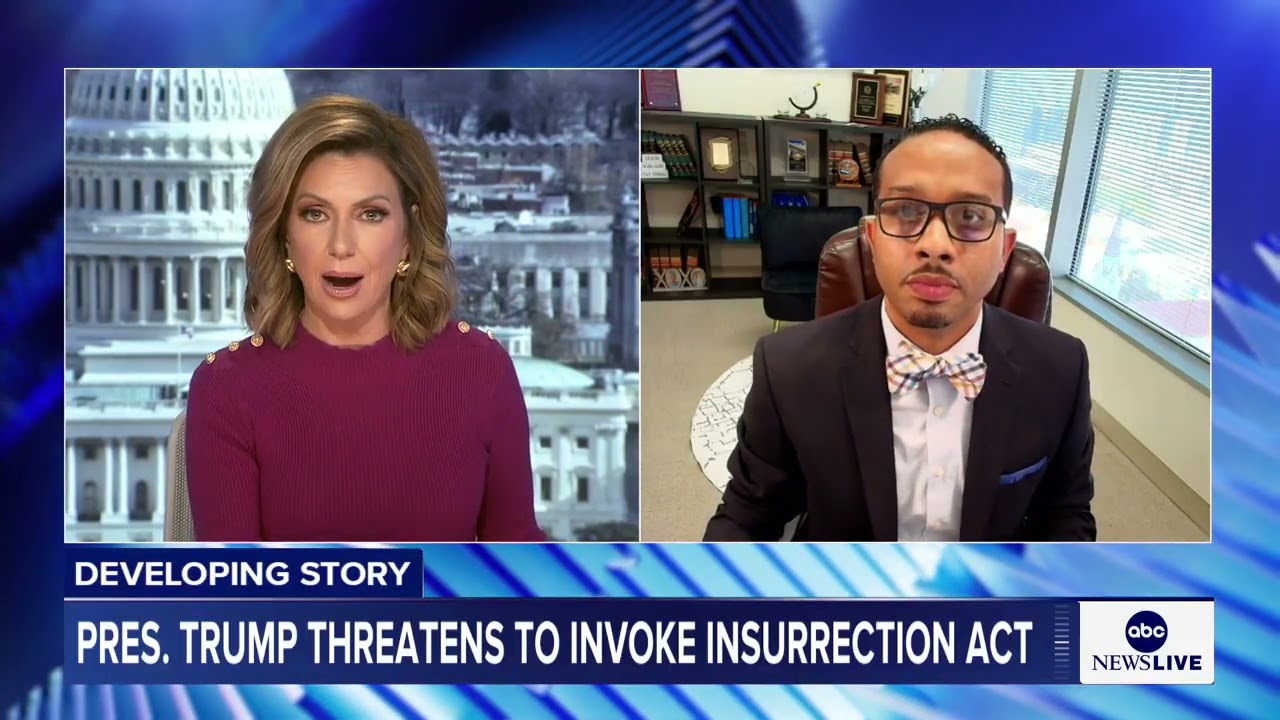 Immigration law expert reacts to Trump’s threat to invoke insurrection act | Symphorien-Saavedra Law