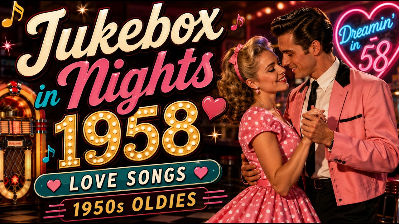 Jukebox Nights in 1958 ❤️ 1950s Americana Doo-Wop Love Songs | Oldies Playlist