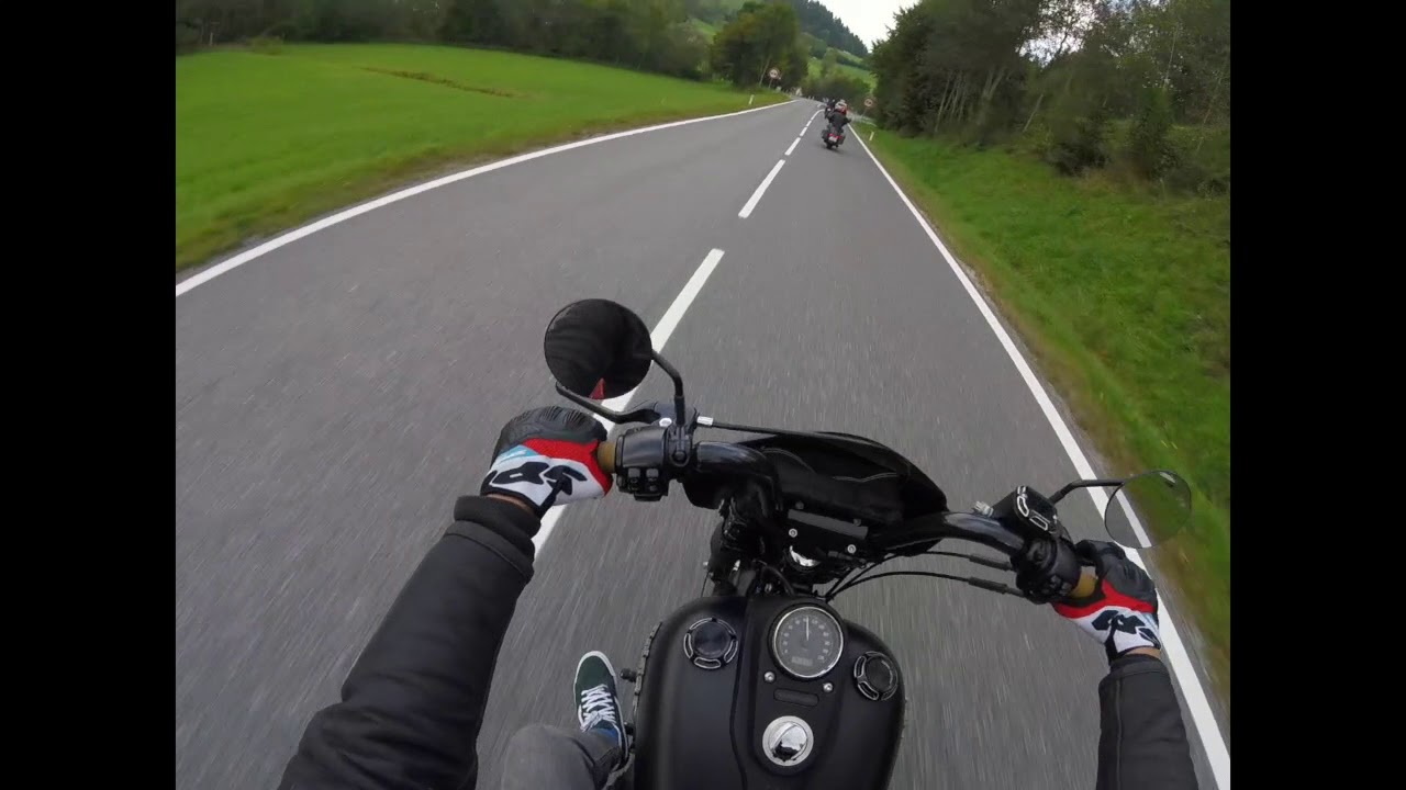 Harley ride through Styria, Austria