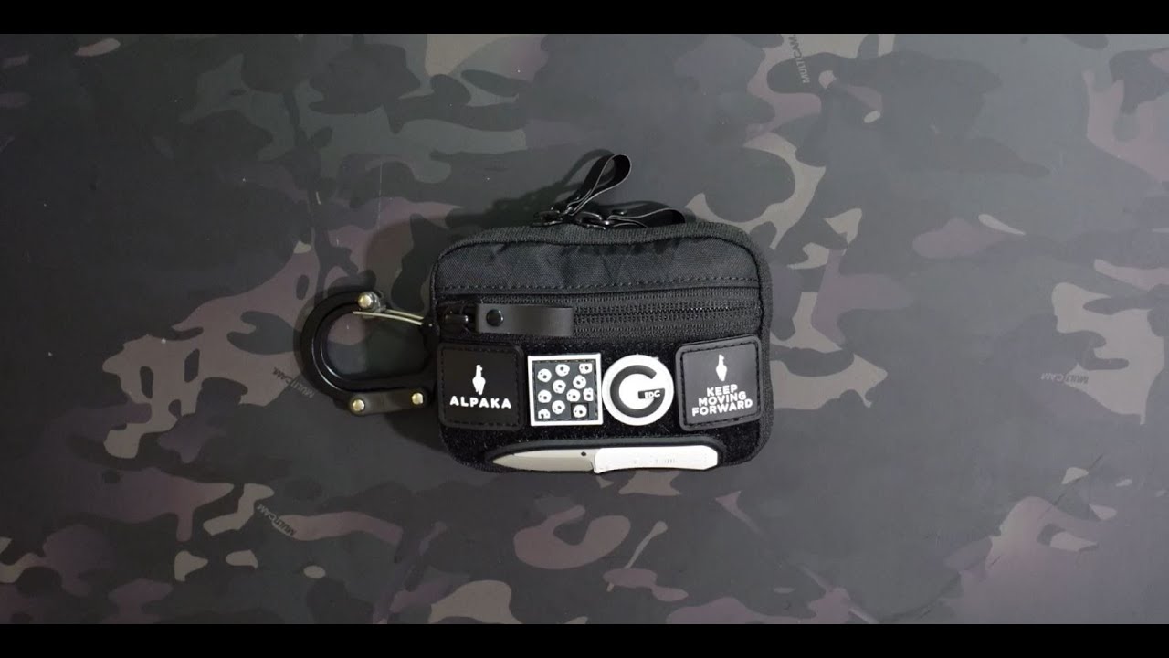 Alpaka Hub Hook and Loop EDC Pouch