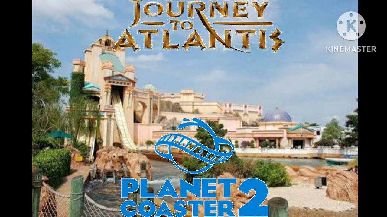 Recreation Of Journey To Atlantis In Planet Coaster 2 (SeaWorld Orlando)