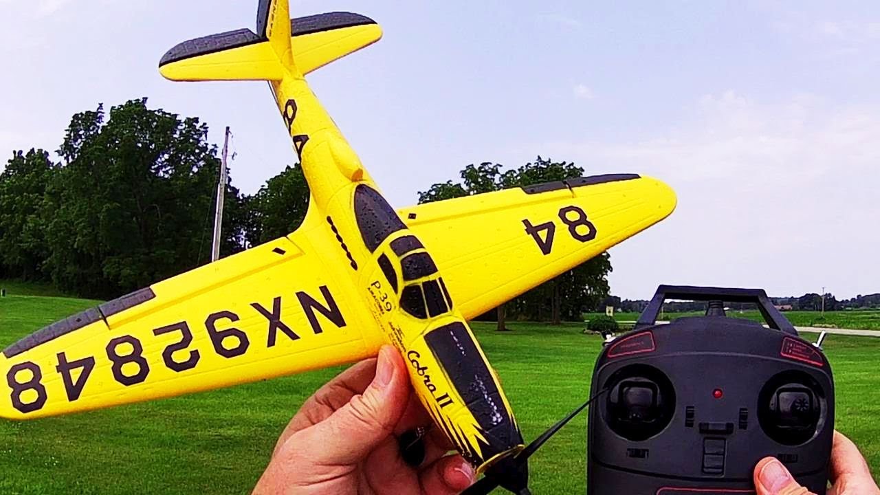 TopRC P39 4Ch RTF Yellow Plane Flight Test Review