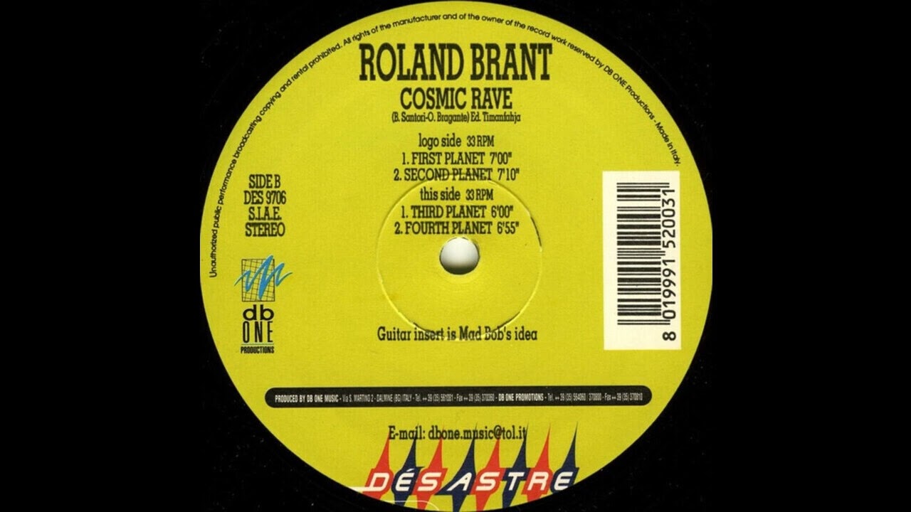 Roland Brant  - Cosmic Rave (Second Planet) 1997