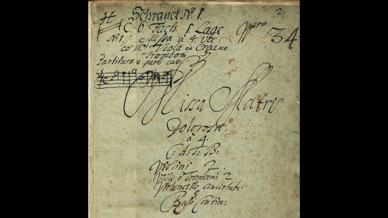 Collectaneorum Musicorum: Antonio Caldara - Mass in b minor 'Matris dolorosa'