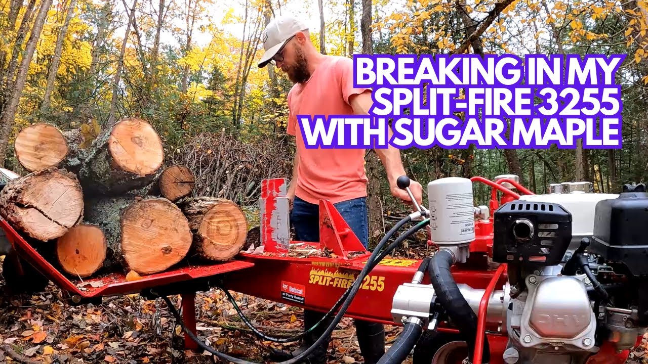 First Time Using Split Fire 3255 Log Splitter | 2 Way Splitter with Log Lift