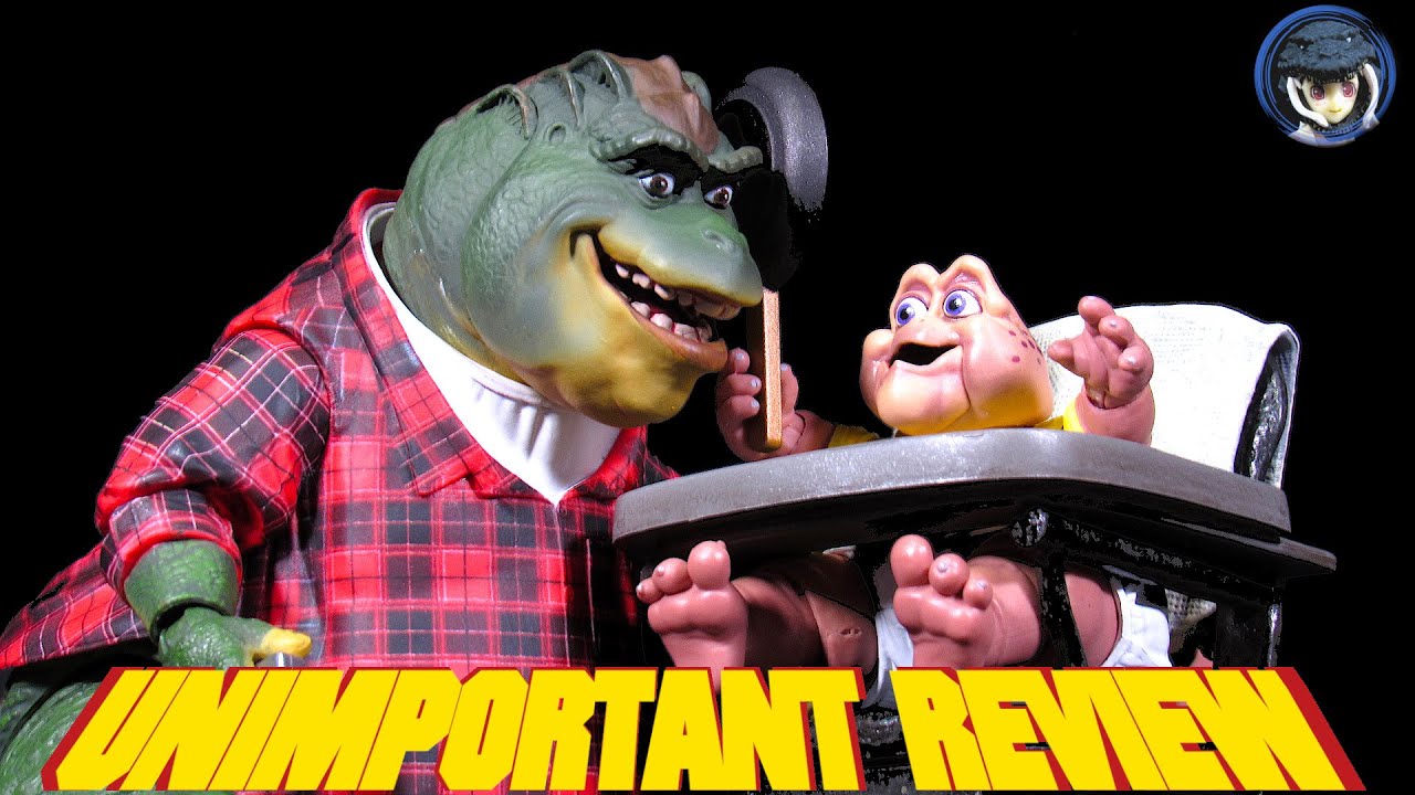 NECA Dinosaurs Earl Sinclair And Baby Action Figures - Unimportant Review