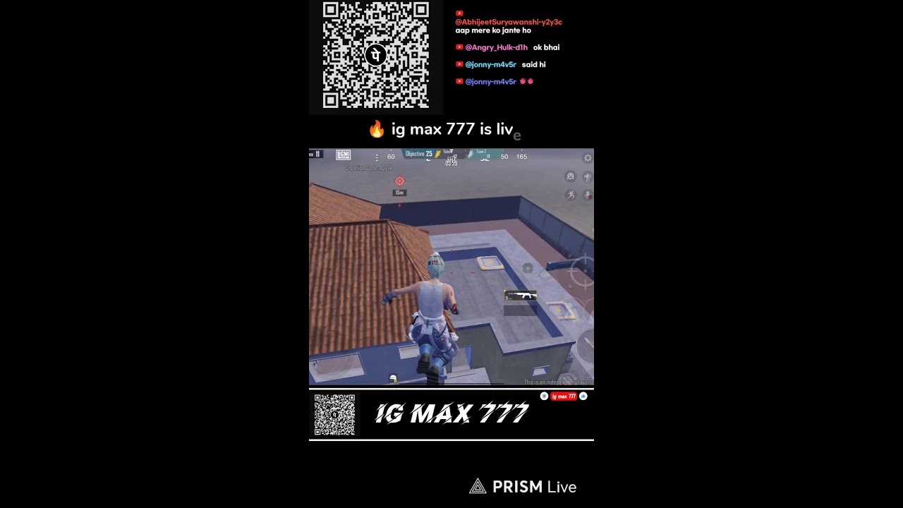 1v1 room Live and 1k sub kr do fir RP give ho ga @ig_max_BGMI