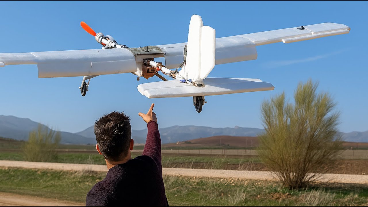 As&iacute; constru&iacute; este PLANEADOR RC GIGANTE en casa