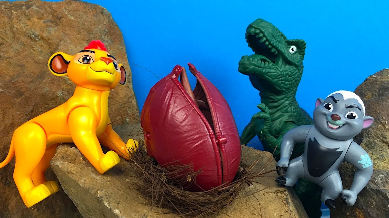 LA GUARDIA DEL LEON RESCATA A UN HUEVO DE PTERODON CON KION BUNGA BESHTE ONO FULI JANJA DISNEY LION