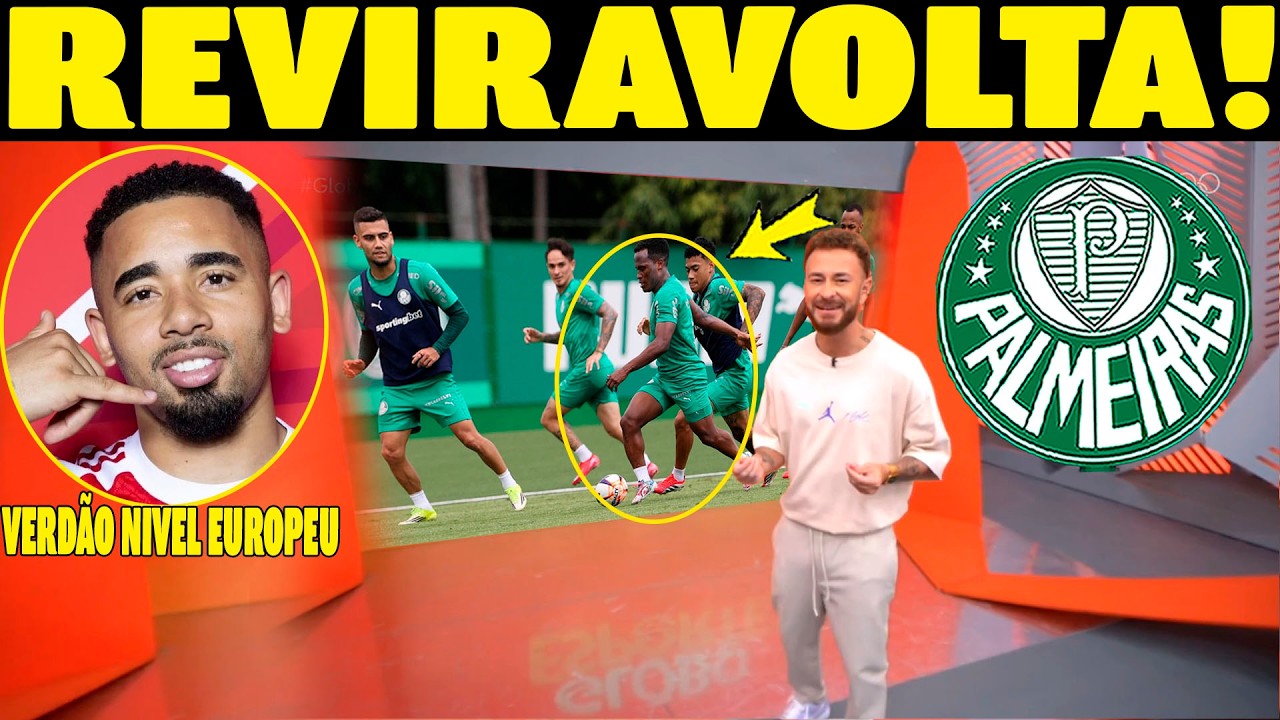 HOJEE!! GLOBO ESPORTE PALMEIRAS! TEM GABRIEL JESUS NA PRÓXIMA JANELA?? ÁRIAS VAI PRO JOGO!
