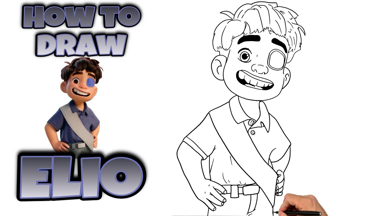How To Draw ELIO | ELIO MOVIE #eliomovie #elio #drawing