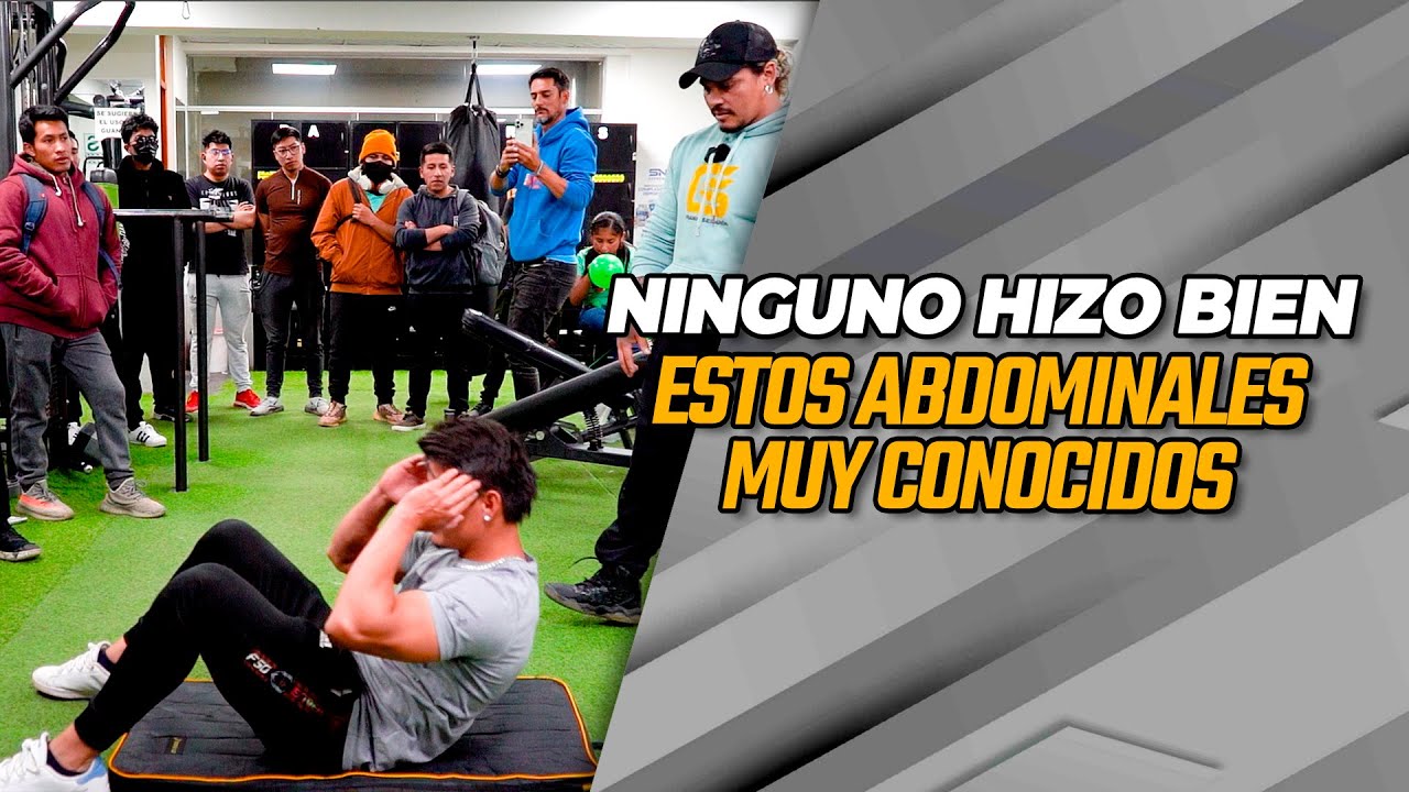 NINGUNO HIZO BIEN ESTOS ABDOMINALES MUY CONOCIDOS😱  | Frank Serapión.