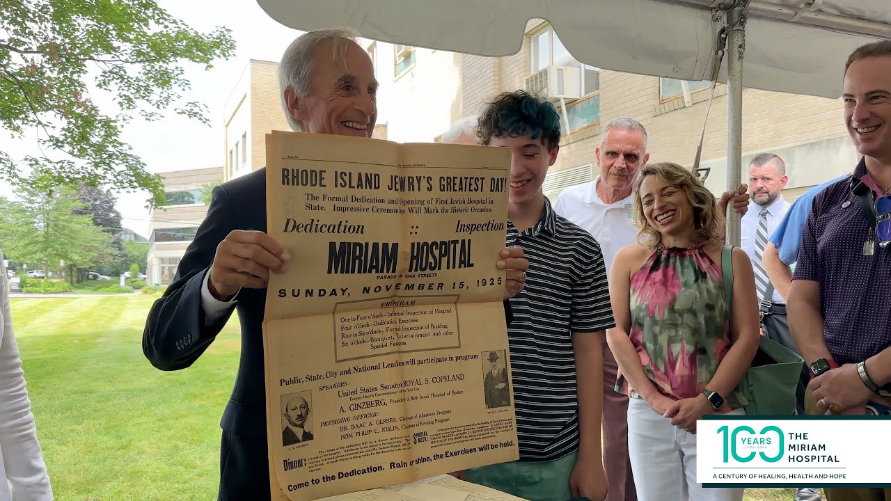 The Miriam Hospital time capsule reveal