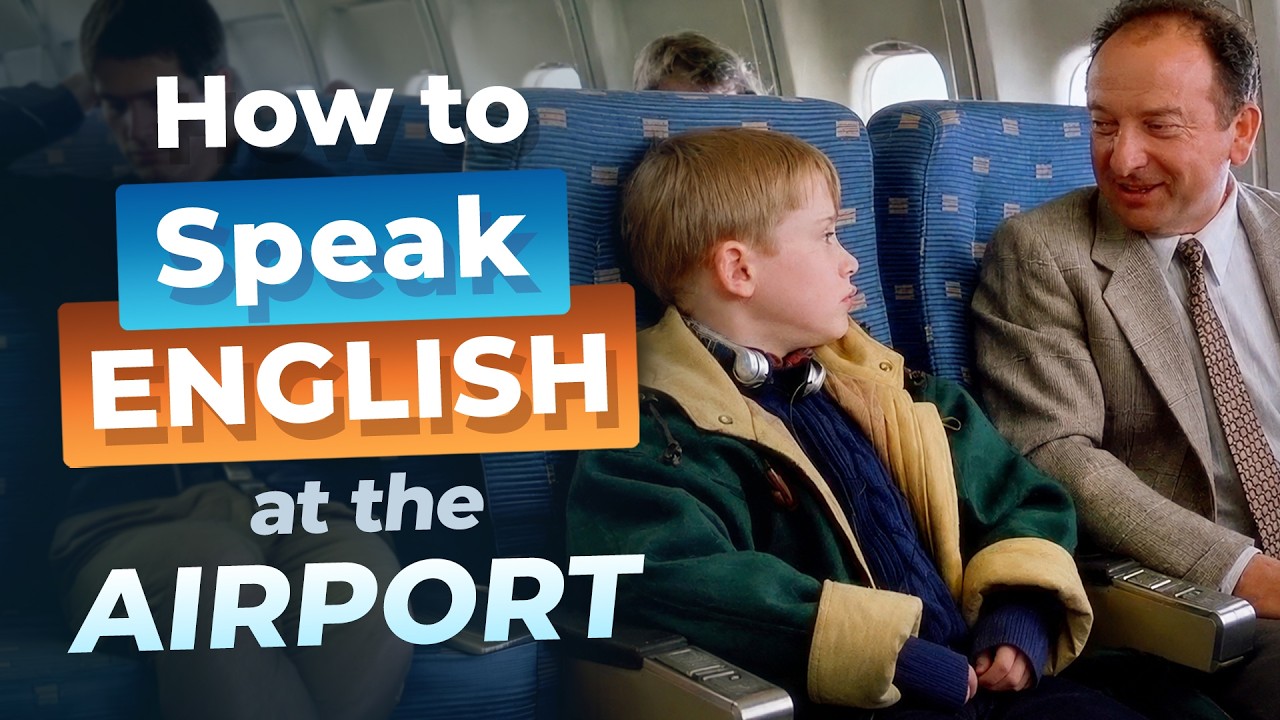 Learn Airport English Vocabulary | Fluent English for TRAVEL with TV Series