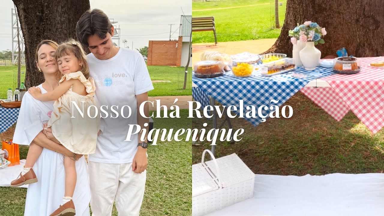 Chá REVELAÇÃO PIQUENIQUE  🌳☀️🩵🧺🩷🍉🧃